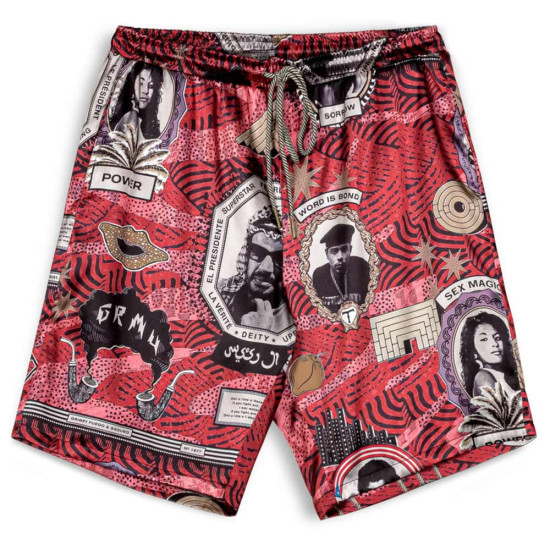 Grimey Unisex σορτς Supastar Satin Shorts